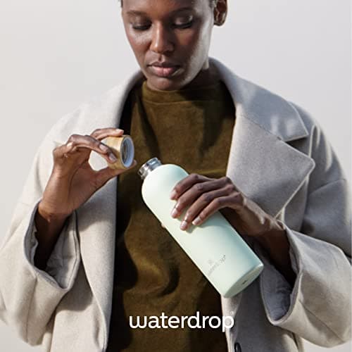 waterdrop® Gourde Isotherme | Bouteille Isotherme 600 ml | Garde le Chaud 12h & le Froid Jusqu’à 24h | Gourde en Inox, Étanche, Réutilisable, Sans BPA