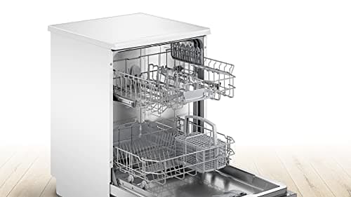 Bosch SMS2ITW12E - Série 2, Lave-vaisselle pose libre - 60cm - Home Connect - 12 couverts - Moteur EcoSilence - Blanc