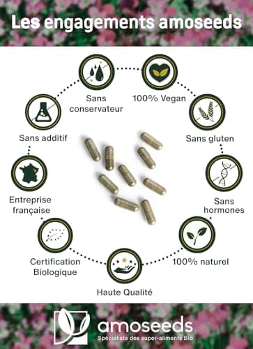 Peau Nette BIO | Peaux Grasses et à Problèmes | Régule la production de Sébum | Détoxifie et Purifie | Bardane, Pensée Sauvage, Ortie | 60 gélules de 380mg | Fabriqué en France | Qualité Supérieure