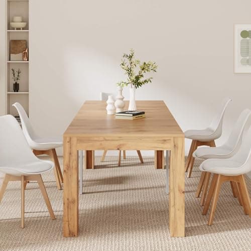 Mobili Fiver, Table Console Extensible avec rallonges intégrées, Easy, 45(305) x 90 cm, Bois Rustique, pour 12 Personnes, Console Extensible pour Salle à Manger et entrée, Made in Italy