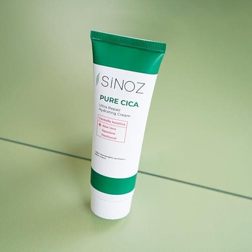 Sinoz Pure Cica Crème Ultra Réparatrice,Anti-rougeurs et rougeurs, réparation de la peau, renforcement de la barrière cutanée, ultra hydratation50 ML