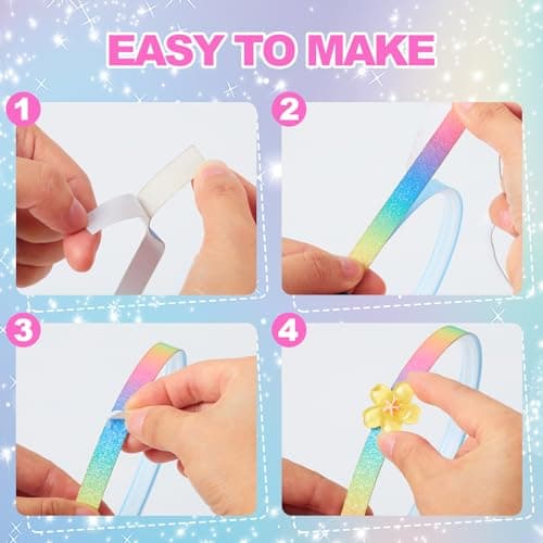 Cadeau Fille Jouet Fille 6-12 Ans Serre Tete Kit Bricolage Enfant, Calendrier De L'Avent Idee Cadeau Noel Rigolo Accessoire Cheveux Fille, Cadeau Anniversaire Licorne Jeu Loisir Creatif Jeux Enfant