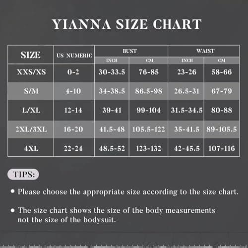 YIANNA Body Sculptant Femme Gainant sans Couture Amincissante Gaine Ventre Plat Invisible Combinaison Shapewear Bodysuit Minceur Sienna XXS/XS 5258