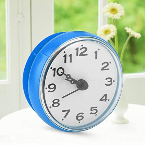 Horloge Murale numérique de Douche, Horloge Murale, Type pointeur pour Salle de Bain ou Cuisine(Bleu)
