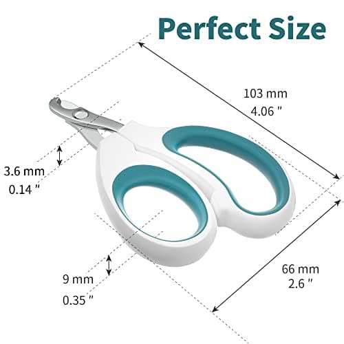 Coupe Griffes Chat Professionnels Facile d'utilisation Super Simple et Pratique à Utiliser,COUPE AVEC PRÉCISION, Très bon coupe griffes pour les chats,Simple à Utiliser pour un Novice
