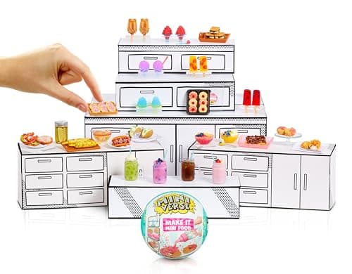 MGA's Miniverse Make It Mini Food - Cafe Series 3 - Minis à Collectionner Dans un Emballage Aveugle Mystère - Jeu en Résine DIY - Réplique d’Aliments, NON COMESTIBLE - Collectionneurs et + de 8 ans