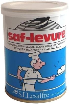 Saf Levure Instant 125g instantanée sèche de haut qualité - Idéale pour Pains, Pâtisseries et Recettes Maison - 1 sachet de 125g (Standard, SAF Levure seche)