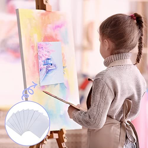 120 Feuilles Papier Aquarelle, 300 g/m2 Papier Aquarelle Coton Watercolor Paper Feuille Aquarelle pour Aquarelle Gouache Acrylique (12,7 x 17,8 cm)