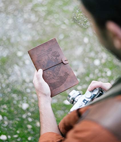 Grupo Erik - Ensemble Carnet de Voyage Harry Potter | Carnet de Notes 2 en 1 | Notebook Simili Cuir
