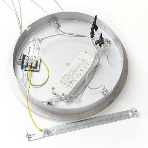 LED Suspension en verre Hayley (Moderne) Transparent Verre e. a. pour Salon & Salle à manger (à 5 lampes,), Luminaire, Lampe plafond, Luminaire Plafonnier, Suspendue