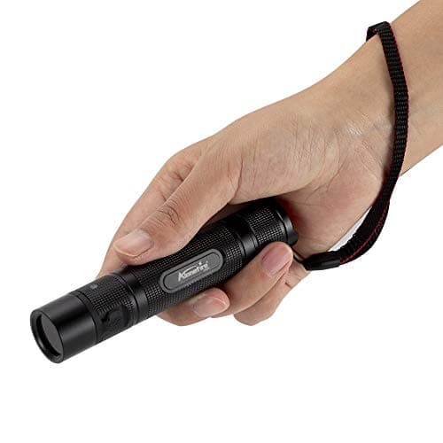 Alonefire SV005 10W 365nm Lampe Torche UV LED Puissante Rechargeable Ultraviolet Détecteur D'urine avec Lunettes de Protection UV, Batterie Incluse pour Durcissement de Résine, Peinture, Fluoresceine