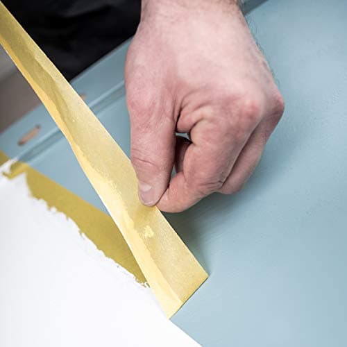 Scley – 3 Rouleaux de Rubans de Masquage - Série 572 - Largeur 48mm, Longueur 33m - Bande adhésive en Crêpe Jaune - Protection pour Travaux de Peinture