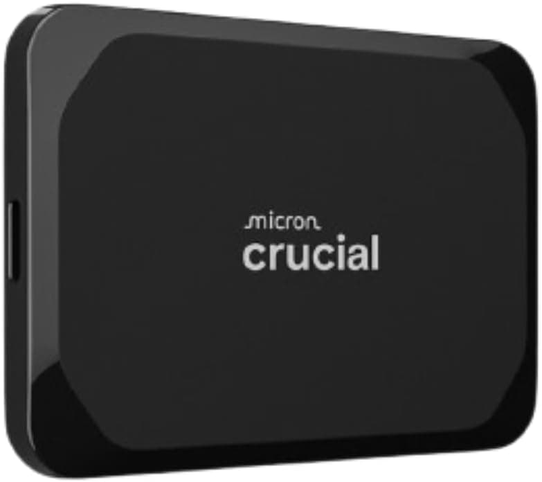 Crucial X9 2To Disque SSD Externe Portable, Jusqu’à 1050Mo/s, Compatible avec PC, Mac, PlayStation et Xbox, USB-C 3.2 - CT2000X9SSD902