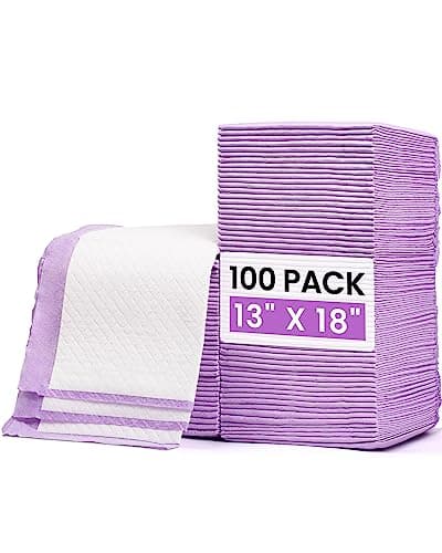 Lot de 100 alèses à langer jetables ultra douces et imperméables 33 x 45,7 cm