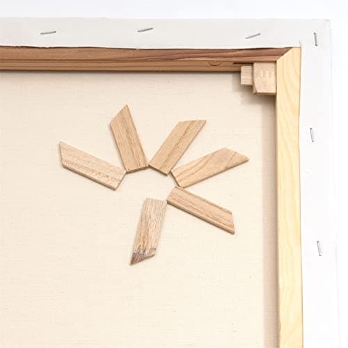 BK BILDERRAHMEN KOLMER 6 Toiles B.K. Plus | 80x80 cm | sur Chassis, Pur Coton