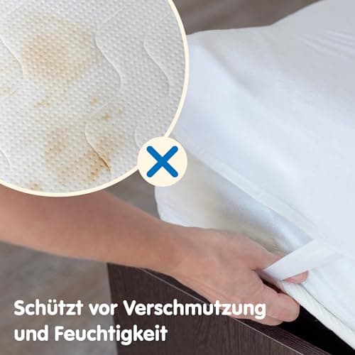 Protège Matelas imperméable pour Enfant surmatelas pour bébé avec surmatelas 200 x 90 cm - Drap Housse Protection Contre l'humidité protège Matelas imperméable
