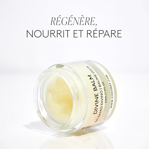 COCUNAT - Baume Divin - Baume Corporel Nourrissant et Apaisant - Tout en un - Crème Hydratante - 100% - Crème pour les Cicatrices, les Piqûres, les Cheveux et les Tatouages - 50 ml