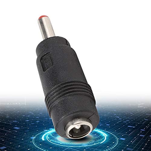 Bewinner 5PCS DC 3 à 24 V Mini Adaptateurs d'alimentation, 5.5 x 2.1 Femelle à 3.5 x 1.35MM Mâle Adaptateur CC Connecteur Audio & Vidéo Routeur Convertisseur de Puissance, Noir