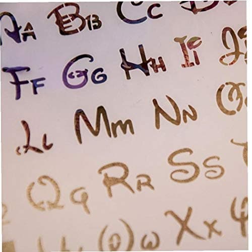 AMOYER Lettre Alphabet Pochoirs Modèle Peinture Scrapbooking Embosser Emboutissage Album Card