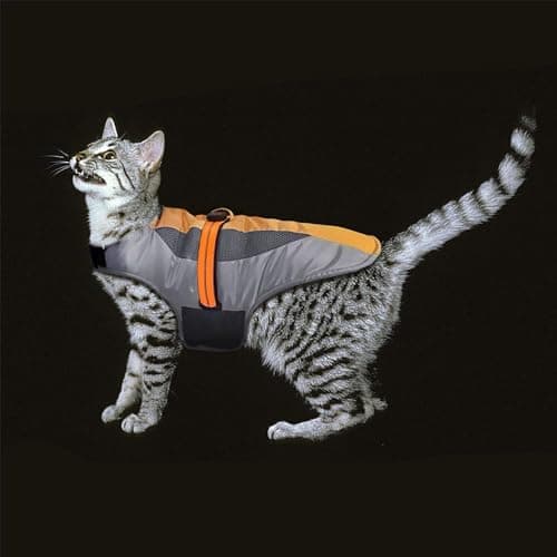 Manteau d'hiver pour Chien,Veste Chaude et Coupe-Vent pour Chien,Veste de Ski pour Chien avec Lumière LED,Gilet d'hiver pour Chien à Taille Ajustable,Convient pour Petit Moyen Grand Chiens (XS)