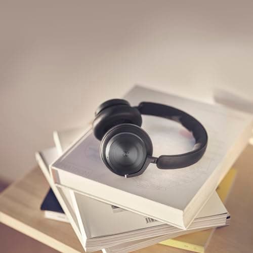 Bang & Olufsen Beoplay HX - Casque Haut de Gamme Bluetooth Réduction de bruit Sans Fil, 6 Microphones, Jusqu’à 40 heures d’Autonomie, Casque Audio et Étui de Transport - Noir
