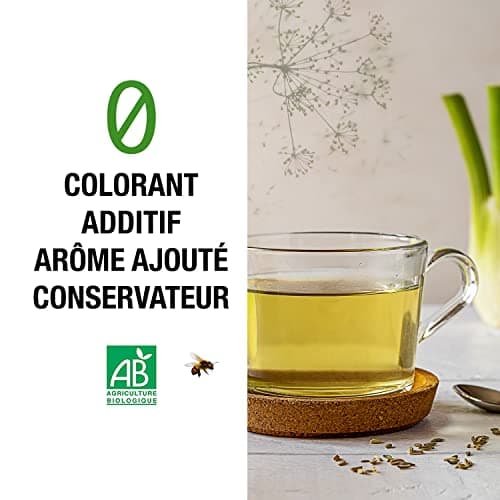 ORIGEENS INFUSION GRAINES DE FENOUIL BIO 200g | Tisane allaitement bébé, lactation et digestion difficile | Graine de Fenouil Bio pour thé en vrac