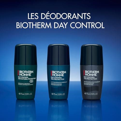 Biotherm Homme, Day Control Stick Protection 72H Homme, Déodorant Frais, Confortable et Apaisant, Anti-Odeur, Enrichi en Plancton de Vie, Tous Types de Peau, 75 ml