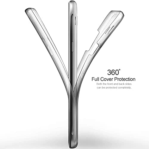 AURSTORE Coque pour Samsung Galaxy A25,Protection intégrale Avant + Arrière en Rigide, Housse Etui Pochette Tactile Protection 360 degré