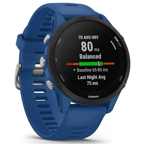 Garmin Forerunner 255 – GPS-Laufuhr mit individuellen Trainingsplänen, speziellen Lauffunktionen und detaillierter Trainingsanalyse. 1,1“ & 1,3" Farbdisplay, Akkulaufzeit bis zu 14 Tage