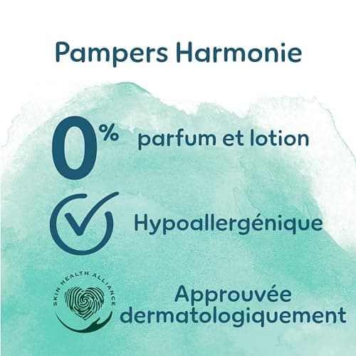 Pampers Harmonie Pants, Taille 5, 144 Couches-Culottes, 12-17kg, Maintien Complet 360°, Ingrédients d’origine végétale, Maintenant Avec un Emballage Recyclable en Papier, Pack 1 Mois