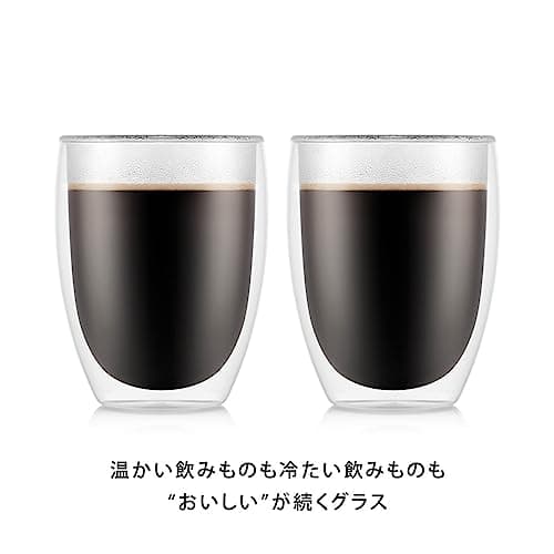 Bodum - 4559-10-12 - Pavina - Coffret de 6 Verres Double Paroi - 36 cl , Transparent, 6 Unité