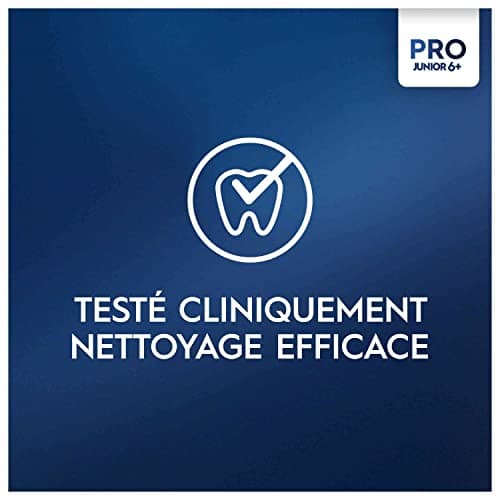 Oral-B Pro Junior Brosse à Dents Électrique Enfant, Un Nettoyage Efficace Mais Doux Pour Les Dents Sensibles, Une Bonne Hygiène Dentaire Des Enfants De 6 Ans +, 1 Chargeur, 1 Brossette Ronde, Violet