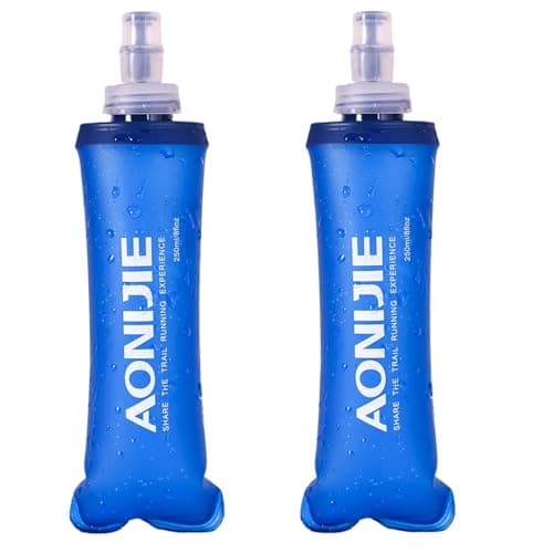 TRIWONDER Gourde Souple Pliable Running Bouteille d'eau | Flasque, Poche Hydratation, Réservoir d'eau, Sport Utilisation en Extérieur