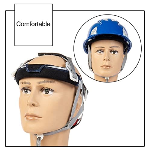 Lot de 2 Bandeau de Transpiration pour Casque de Sécurité Absorbant la Transpiration et Protégeant la Tête avec Un Coussin Anti Sueur, Confortable et Respirant pour Casque de Sécurité Lavable