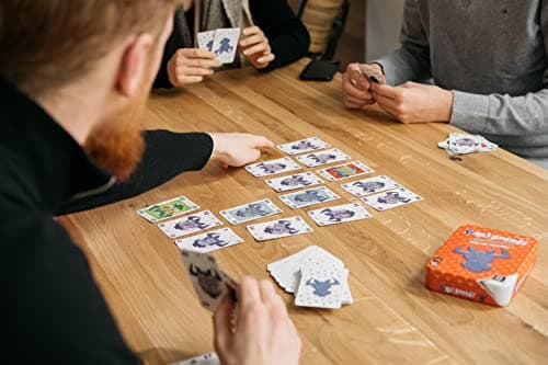GIGAMIC - 6 Qui prend ! - Le jeu d'ambiance intergénérationnel dans son nouveau format Boite Biseau ! - Jeu de société - De 2 à 10 joueurs - A partir de 8 ans.