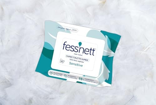 Fess Nett Fess'nett Papier Toilette Humidifié Sensitive 50 Pièces 1 Unité