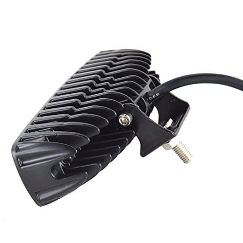 AUXTINGS 10 Pièces 15 cm 18W Flood Barre lumineuse LED Lampe de travail Bar Off Road camions SUV Conduite Feux de Brouillard 12V 24V