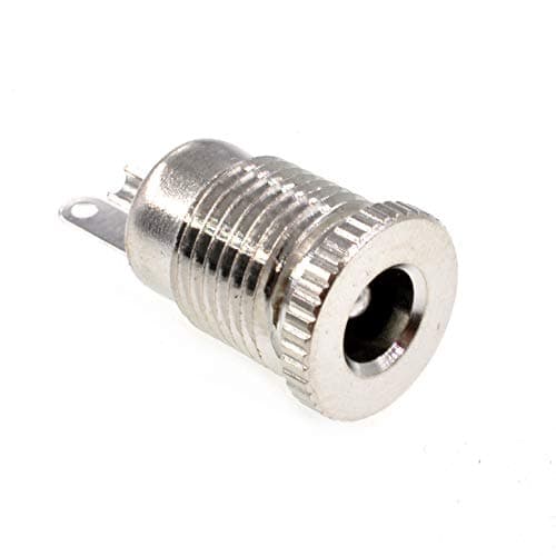 Oiyagai Lot de 5 Prises DC-099 Femelle, Montage sur Panneau, 5,5 x 2,5mm, 30V 10A, Connecteurs à Visser