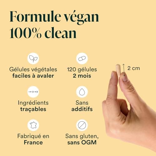 NOVOMA Vitamine D3 2000 UI/j, Vitamine D Naturelle Micro-encapsulée - Haute Absorption, Système Immunitaire, Santé des Os & Muscles, Cure de 2 mois, 120 gélules, Fabriqué en France
