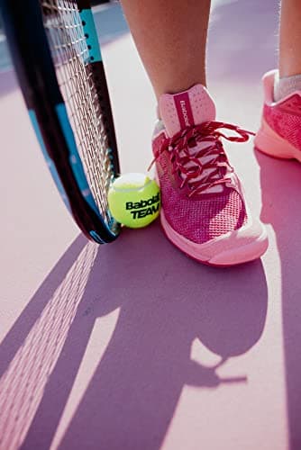 Babolat Team All Court, Tube de 4 Balles de Tennis, citronier, Yellow