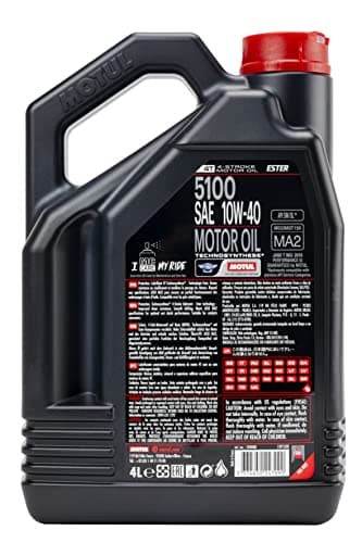 Motul Motorbike Oil 5100 4T 10W40 4L Noir