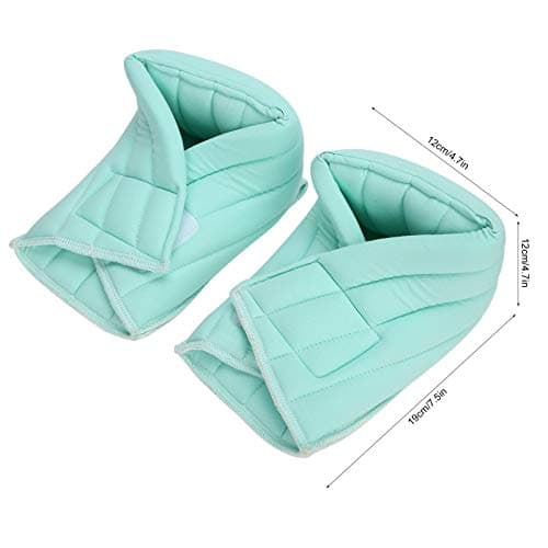 Protecteur de Coussin de Protecteur de cheville Protecteurs d'oreiller pour les escarres et garder au chaud Couverture de correction des pieds âgés(vert)