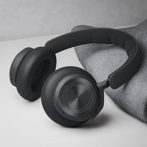 Bang & Olufsen Beoplay HX - Casque Haut de Gamme Bluetooth Réduction de bruit Sans Fil, 6 Microphones, Jusqu’à 40 heures d’Autonomie, Casque Audio et Étui de Transport - Noir