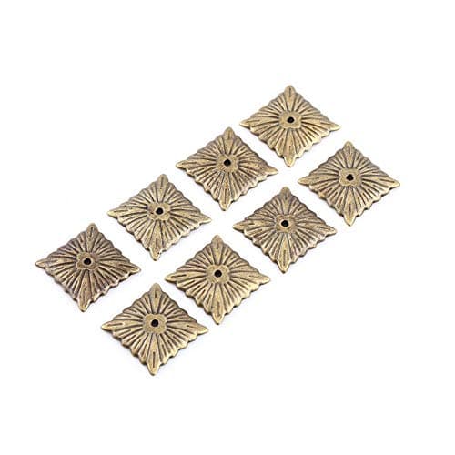 Clous de tapisserie d'ameublement, 100pcs punaises décoratives bronze pour meubles canapé porte chaussures, kit assortiment goujons décoratif pour intérieur ant