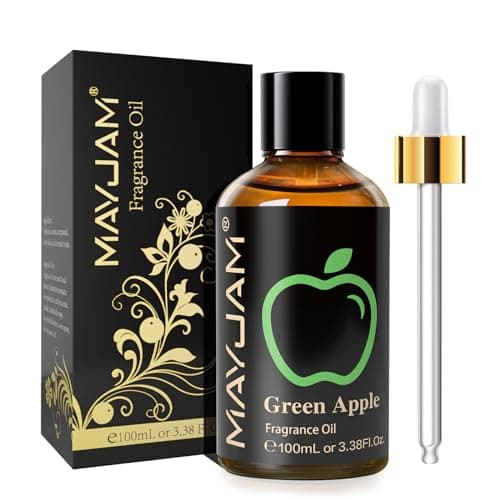 MAYJAM Huile Essentielle de Pomme Verte 100ml, Huile de Parfumée de Qualité Supérieure pour Diffuseur d'Huiles Essentielles, Aromathérapie, Humidificateur