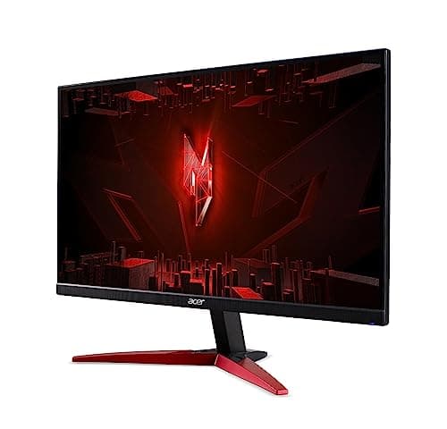 Acer Nitro KG241YS3biipf - Écran PC Gaming 24" Full HD, 180Hz (1920x1080, 16:9, FreeSync, 1ms VRB, 250 Nits, Comfyview, BluelightShield, 2xHDMI 2.0/1xDP 1.2) Moniteur PC Inclinable, Couleur Noir