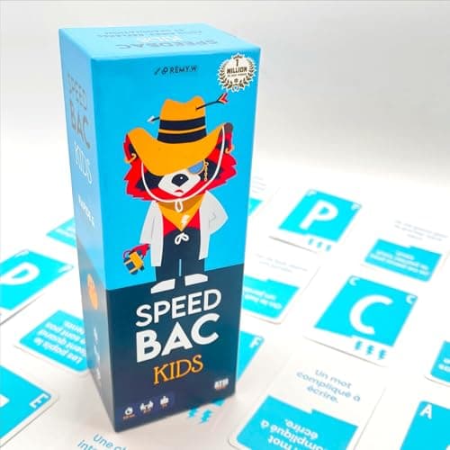 ATM Gaming Speedbac Kids - Jeu de société Enfants - Parfait pour Mettre l'ambiance en Famille - 2 à 7 Joueurs - Grand Prix du Jouet 2024 - A Partir de 7 Ans