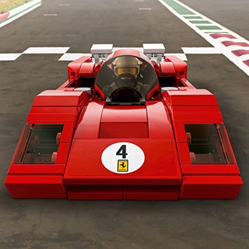LEGO 76906 Speed Champions 1970 Ferrari 512 M Modèle Réduit de Voiture de Course, Jouet de Construction pour Enfants à Collectionner