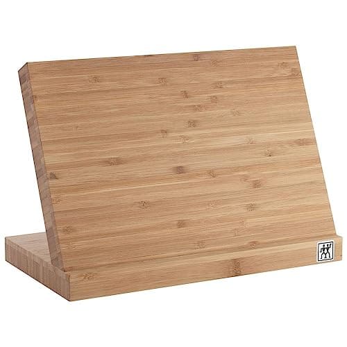 ZWILLING Bloc de Couteaux Aimanté, Possibilité de 4 pièces, Bois Clair, 16,5 x 30 x 20,8 cm