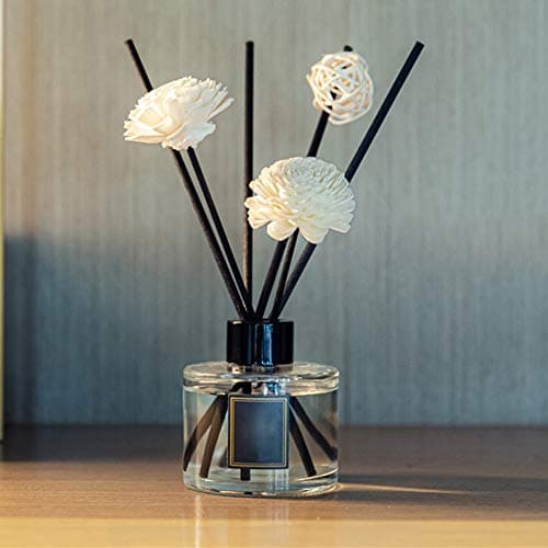 FGYZYP Lot de 6 bâtonnets en rotin pour diffuseur de parfum, aromathérapie, bâtonnets d'huiles essentielles, recharges décoratives en rotin naturel pour la maison, le bureau